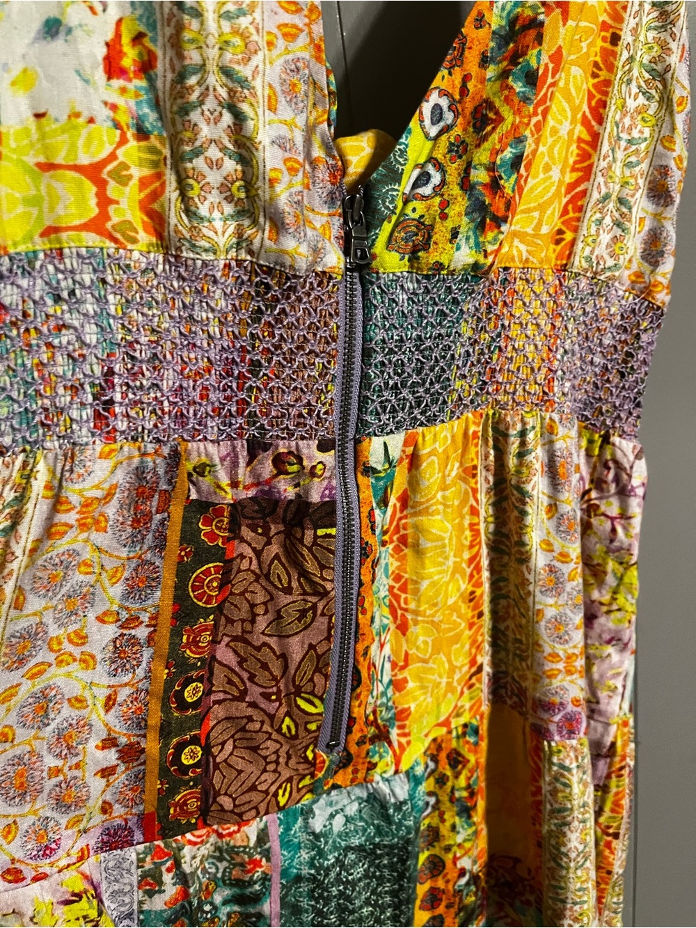 Alice + Olivia Karolina Patchwork Maxi Dress - Picture 9 of 10